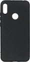 Hoesje Siliconen Geschikt voor Huawei Y6 (2019) / Y6S - Carbon Softcase Backcover - Zwart