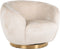 Richmond Draaifauteuil Layla white chenille (Bergen 900 white chenille)