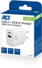 ACT AC2122 - USB-C & USB-A Lader - 20W Power Delivery PPS Quick Charge GaNFast