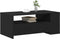 vidaXL - Zwarte - Eikenhouten - Salontafel - 102x55x43.5 - cm - Gemaakt - van - Engineered - Wood