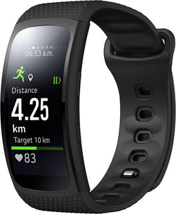 iMoshion Bandje Geschikt voor Samsung Gear Fit 2 Pro / Gear Fit 2 - iMoshion Siliconen bandje - Zwart