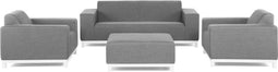 Beliani ROVIGO - Loungeset voor 5 - Grijs - Kunststof
