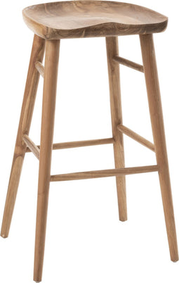 J-Line barkruk Ana - hout - bruin