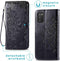iMoshion Hoesje Geschikt voor Samsung Galaxy A03s Hoesje Met Pasjeshouder - iMoshion Mandala Bookcase - Zwart