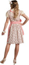 Dressforfun Mini-Dirndl Herrenchiemsee model 2 L - Verkleedkleding - Bloemenmotief - Katoen