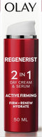 Olay Regenerist Dagcrème & Serum 2-in-1 - Actief verstevigende anti-veroudering verzorging - 50ml