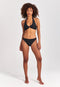 Shiwi CARO bikini set - WAFFLE STRUCTURE - black