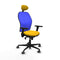 Piqueras y Crespo 3D036G1 - Bureaustoel - Met armleuning hoofdsteun hoogteverstelbaar - Geel