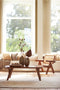 Light & Living - Salontafel QUENZA - 120x65x40cm - Bruin