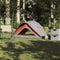 vidaXL - Tent - 1-persoons - waterdicht - grijs - en - oranje