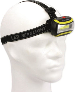 Dunlop LED-koplamp - 1W COB - Verstelbare hoek - Handenvrij gebruik - Diverse kleuren