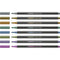 STABILO Pen 68 - Premium Metallic Viltstift - Etui Met 8 Kleuren