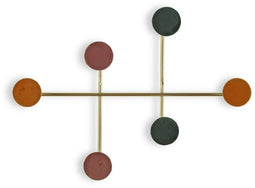 Kapstok Colors Metaal Hout MDF