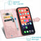 iMoshion Hoesje Geschikt voor iPhone 13 Hoesje Met Pasjeshouder - iMoshion Mandala Bookcase - Rosé Goud