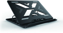Conceptronic ERGO - Notebook-standaard - Ergonomisch verstelbaar - Zwart