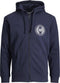 JACK&JONES JJFLOCKER - Sweat Zip Hood - Donkerblauw (2022)