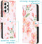 iMoshion Hoesje Geschikt voor Samsung Galaxy A53 Hoesje Met Pasjeshouder - iMoshion Design Softcase Bookcase - Roze / Blossom Watercolor