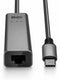 Lindy 43314 - USB 3.1 Type C naar 2.5G Ethernet Converter - 2.5 GBit/s - Zilver