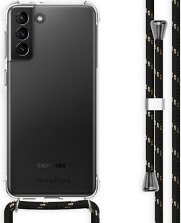 imoshion Hoesje Geschikt voor Samsung Galaxy S21 Plus Hoesje Met Koord - imoshion Backcover met koord - Transparant