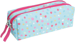 Etui met Stippen Dubbele Rits
