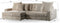 Furntastik 3 zits bank CL L+R, stof Lincoln 83, RIB920 naturel