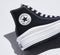 Converse Dames Hoge sneakers Chuck Taylor All Star Move Hi - Zwart - Maat 38