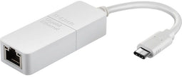D-Link DUB-E130 - USB-C naar Gigabit Ethernet Adapter - 1x Ethernet 1Gbps - USB 3.2 (Gen 1, 5Gbps) type-C