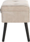 MALLARD - Hocker - Beige - Kunstleer