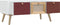 vidaXL - Salontafel - met - lades - 80x40x35,5 - cm - bewerkt - hout