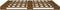 vidaXL - Palletbed - massief - hout - honingbruin - 150x200 - cm