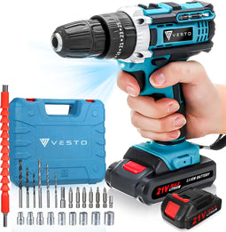 Vesto® PowerDrive - Accuboormachine - 45 Nm - 2 Accu's (2 stuks)