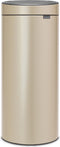 Brabantia Touch Bin - Prullenbak - 30 liter - Soft-Touch sluiting - Metallic Gold