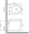 vidaXL - Hangend - toilet - met - verborgen - stortbak - keramiek - wit