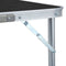 vidaXL - Campingtafel - inklapbaar - 240x60 - cm - aluminium - grijs