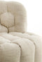 Amara fauteuil velvet - crème