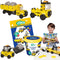 Clics Builders - Bouwblokken 5-in-1 - Duurzaam speelgoed van gerecycled kunststof - Educatief speelgoed (123 stuks)
