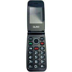 Qubo NEONWBK - Mobiele Telefoon voor Bejaarden - 4G - Zwart