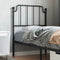 vidaXL - Hoofdbord - 80 - cm - metaal - zwart