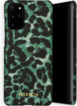 Selencia Hoesje Geschikt voor Samsung Galaxy S20 Plus Hoesje - Selencia Maya Fashion Backcover - groen