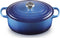 Le Creuset Braadpan Signature - Ovaal - Azure - Ø 29 cm / 4,7L - Geëmailleerd Gietijzer - Ideaal voor Stoofschotels, Braadgerechten en Langzaam Koken