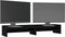 vidaXL - Monitorstandaard - 100x24x16 - cm - massief - grenenhout - zwart