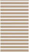 vidaXL - Zebra - Blind - 120x230 - cm - stofbreedte - 115,9 - cm - polyester - zandbruin