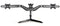 Silverstone ARM31BS - Bureaumount - 3x schermen tot 24