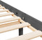 vidaXL - Seniorenbed - massief - grenenhout - grijs - 150x200 - cm