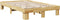 vidaXL - Bedframe - zonder - matras - 120x190 - cm - massief - hout - eiken