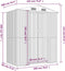 vidaXL - Tuinschuur - 192x108x223 - cm - gegalvaniseerd - staal - groen