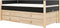 Bopita Lucas compactbed 90x200 met slaap en opbergunit - Mat Zwart/Naturel