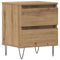 vidaXL - Nachtkastje - Artisan - Eiken - 40x35x50 - cm - Engineered - Hout