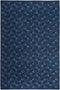 SAVRAN - Laagpolig vloerkleed - Blauw - 160 x 230 cm - Wol