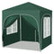 Woltu Vouwpaviljoen 2 x 2 m met 4 Afneembare Wanden Groen